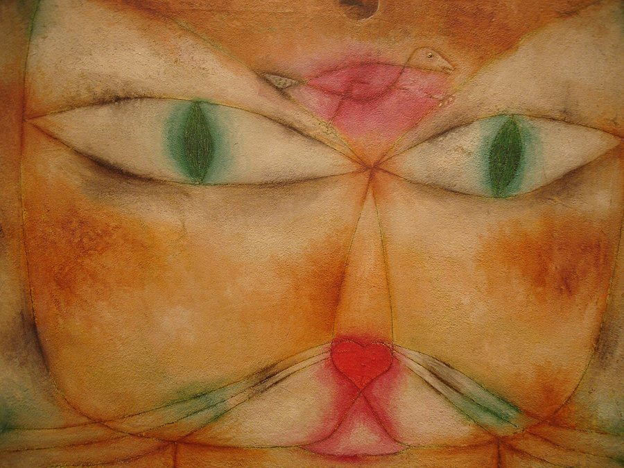 Cat and Bird by Paul Klee