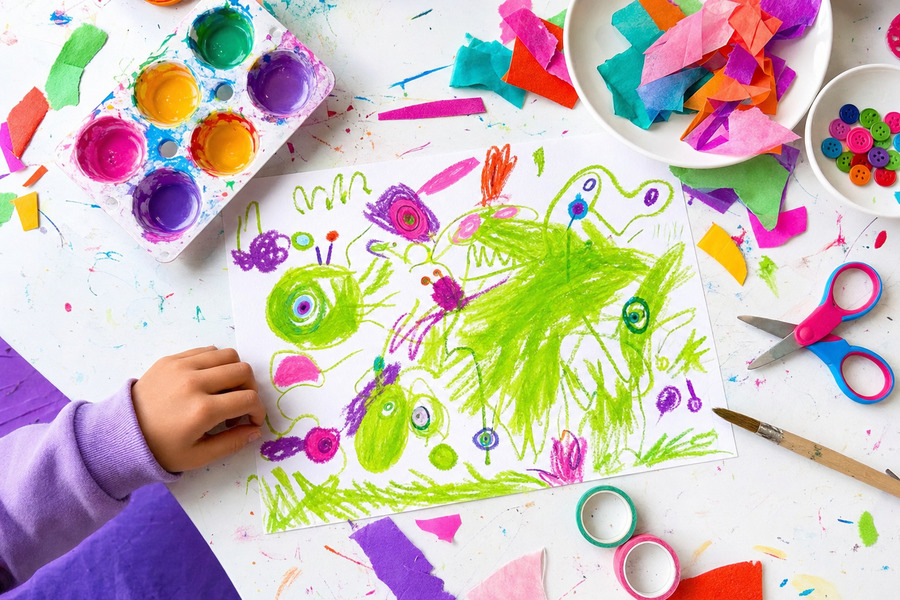 Scribble creatures